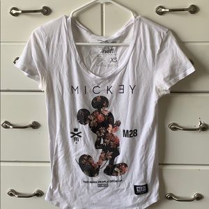 Neff x Disney Mickey floral women’s tee shirt